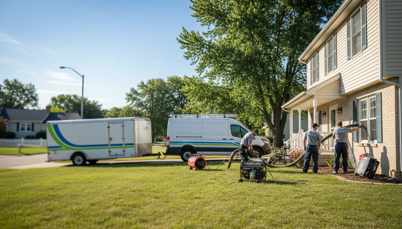 Flooded Basement Restoration And Cleanup With Repair in Palmyra, NY near me
